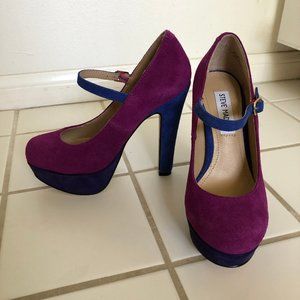 NWOT Steve Madden Purple Heels